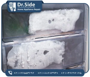 علت یخ زدن کشوی فریزر