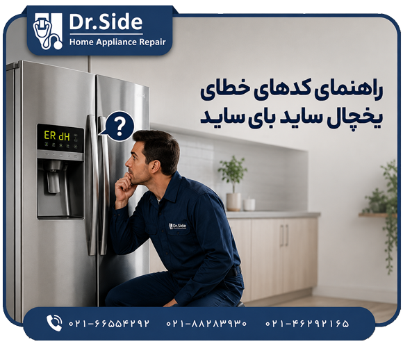 کدهای خطای یخچال ساید بای ساید